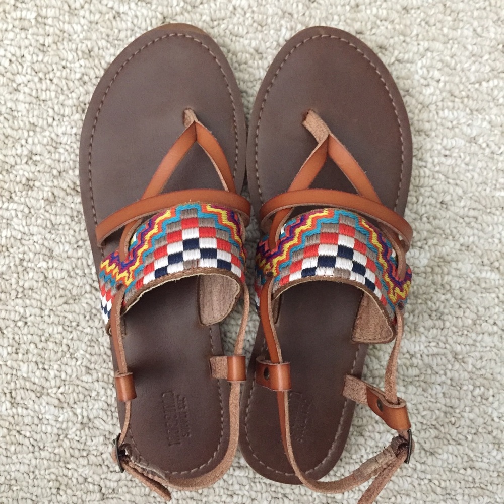 Embroidered Sandals